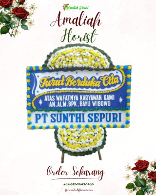 Papan Bunga Duka di Sawit