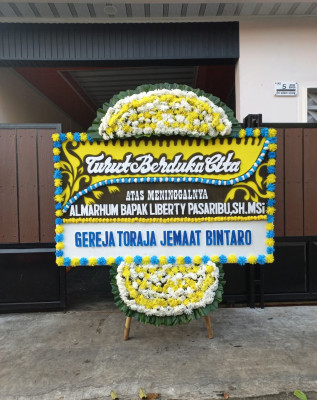 Papan Bunga Duka di Sawit