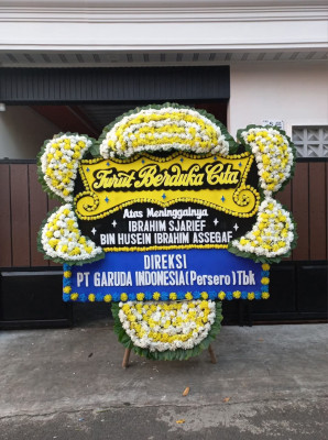 Papan Bunga Duka di Sawit